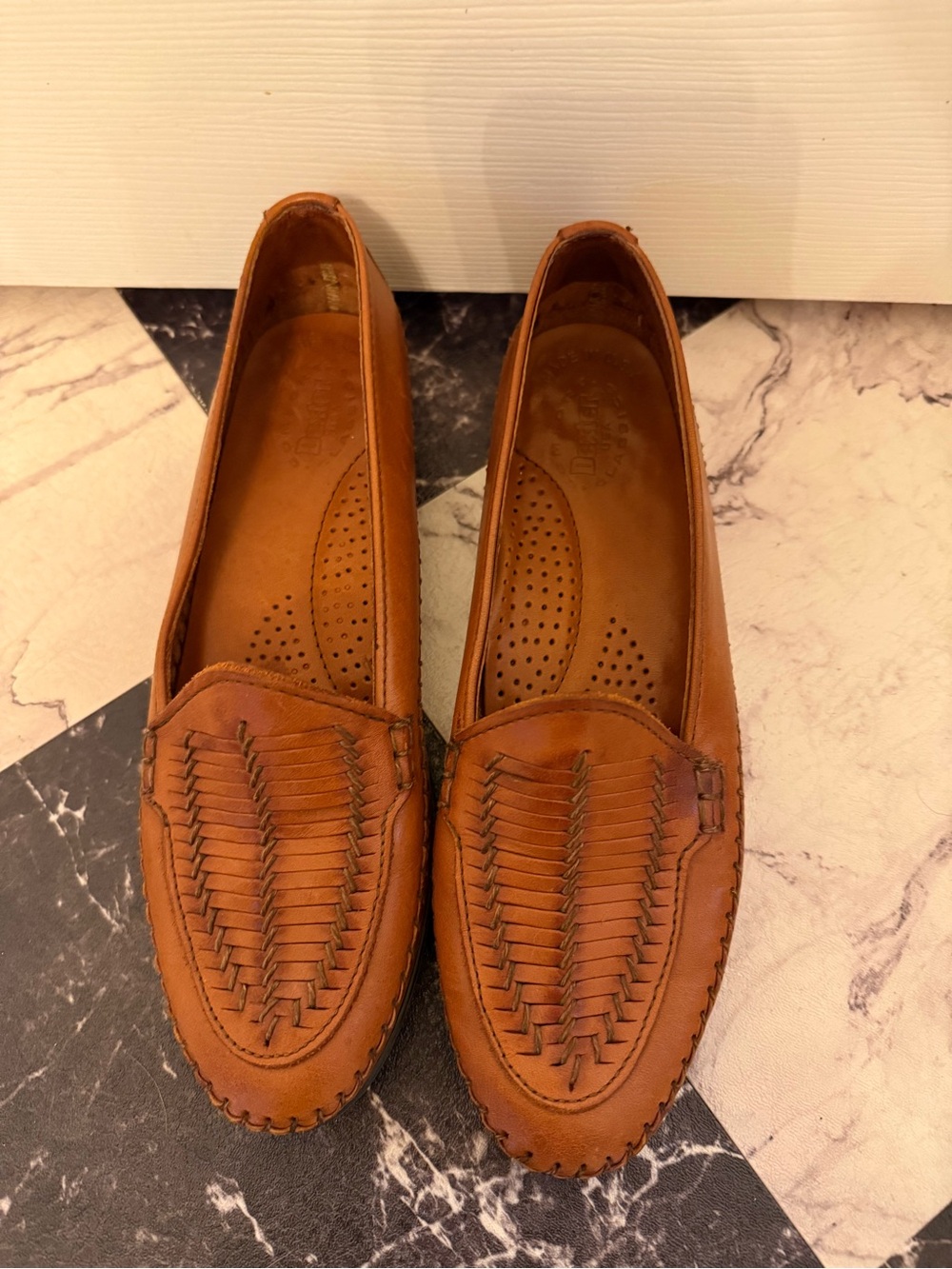 Dexter Vintage Cognac Loafers size 7